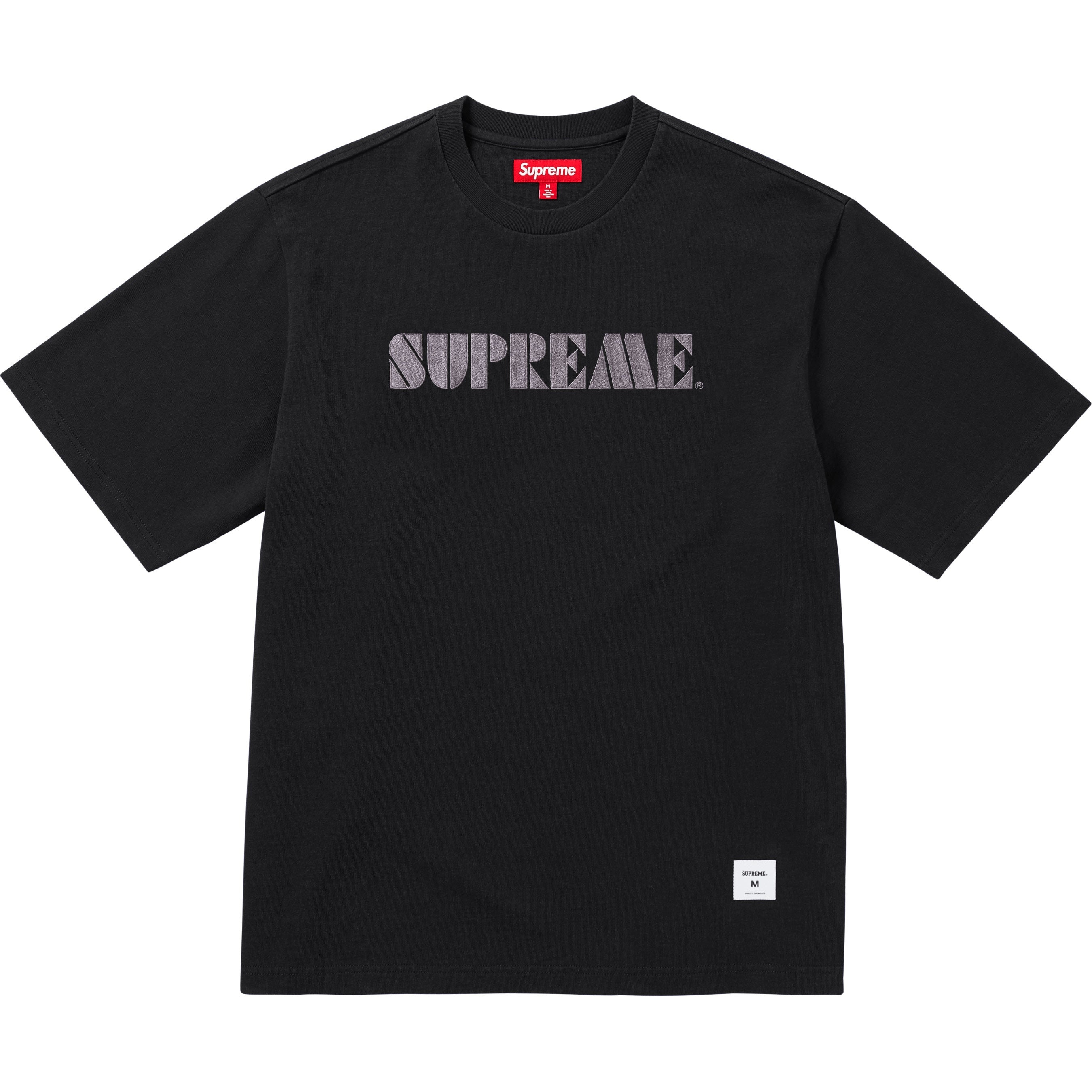 Stencil Embroidered S/S Top view 12